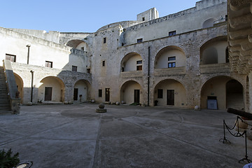 Image showing Interior of Aragonse Castle Puglia