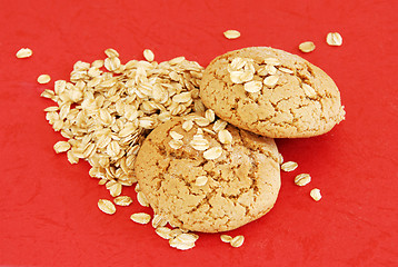 Image showing Oatmeal cookies