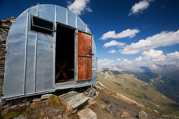 Image showing Mountain bivouac hut