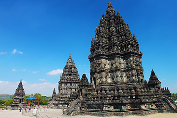 Image showing Prambanan, ancient UNESCO Hindu temple in Indonesia, island Java