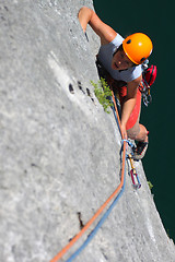 Image showing Summer climbing