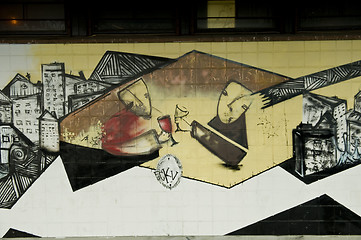 Image showing Wallpaper graffiti