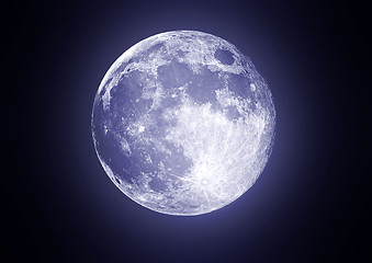 Image showing Full Moon at night