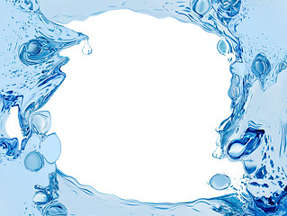 Image showing Water splashing