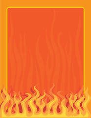 Image showing Fire Border