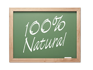 Image showing 100 Percent Natural Green Chalk Board Series