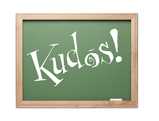 Image showing Kudos! Green Chalk Board Series