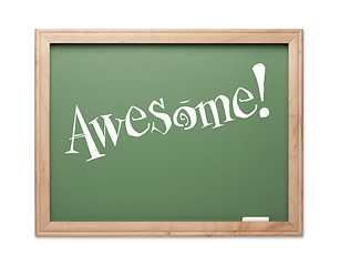 Image showing Awesome! Green Chalk Board Kudos Series