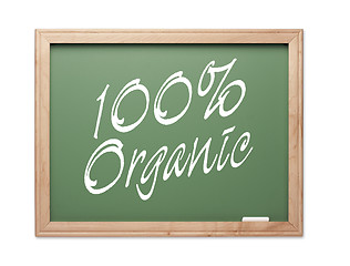 Image showing 100% Organic Green Chalk Board Series