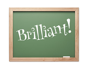 Image showing Brilliant! Green Chalk Board Kudos Series