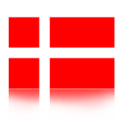 Image showing Flag of Denmark