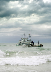 Image showing Wrecked ship