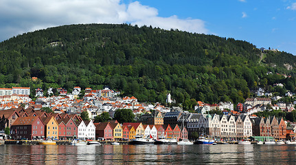 Image showing Bergen harbor