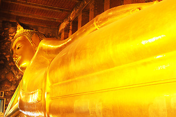 Image showing Reclining Buddha at Wat Pho