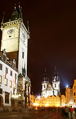 Image showing  Prague at night
