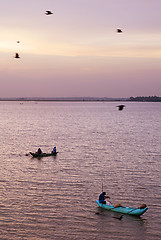 Image showing Sri lankan fishermans 