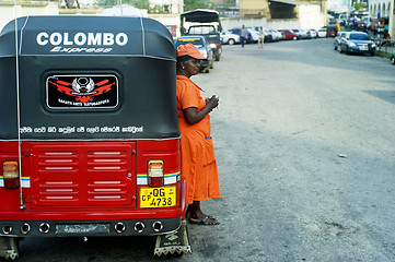 Image showing Sri Lankan traditional taxi