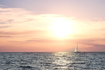 Image showing Sailing boat