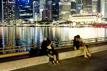 Image showing Singapore embankment