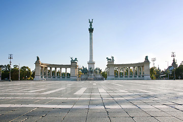 Image showing Hero's Square Budapest