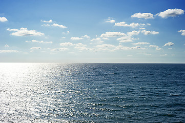 Image showing Sea in the sunshine day