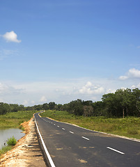 Image showing Country road in Sri Lanka