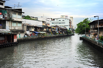 Image showing Bangkok slum