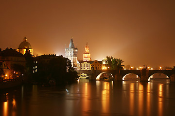Image showing Prague at night