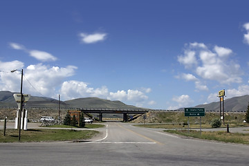 Image showing Looking into Highway from the Exit