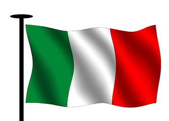 Image showing Flag of Italy