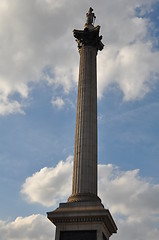 Image showing Trafalgar Square in London