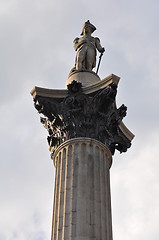 Image showing Trafalgar Square in London