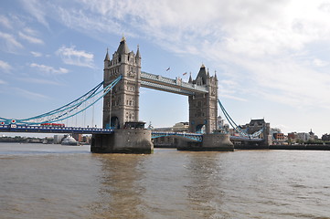 Image showing Tower Bridge in London