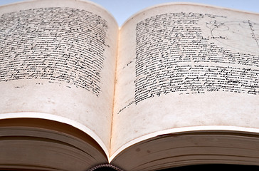 Image showing Old book double page spread