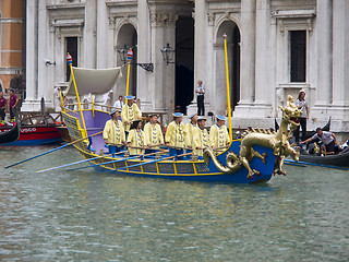 Image showing Historical Regatta of Venice