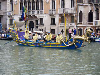 Image showing Historical Regatta of Venice