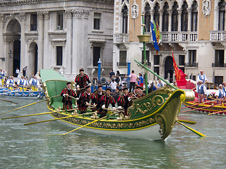 Image showing Historical Regatta of Venice