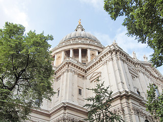 Image showing St Paul Cathedral, London