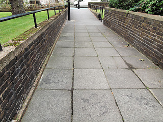 Image showing Pavement sidewalk