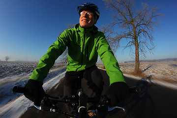 Image showing Happy biker