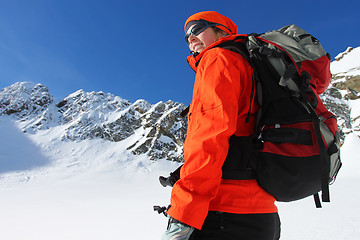 Image showing Ski touring