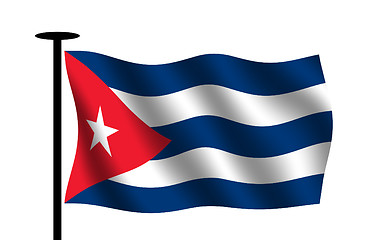 Image showing cuban flag