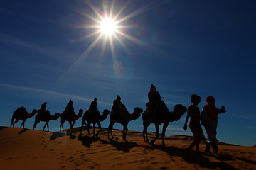 Image showing Desert journey