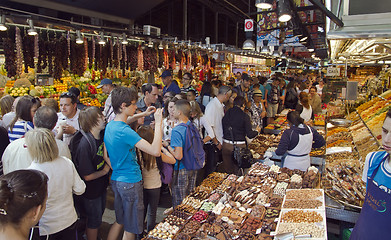 Image showing La Boqueria market