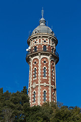 Image showing Water tower Tibidabo Barcelona Spain