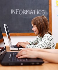 Image showing Informatics class in school