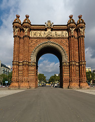 Image showing Barcelona Spain Arc triumph