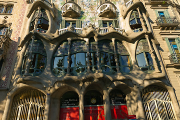 Image showing Barcelona - casa Batllo from Gaudi