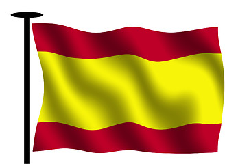 Image showing Spanish flag