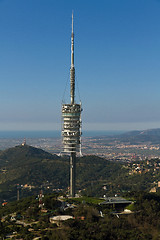 Image showing Spain, Catalonia, Barcelona, Collserola Tower